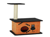 33" Halloween Cat Tree, Cat Tower Cat Tree for Indoor Cats with Spacious Cat Condo, Large Platform, 37611503