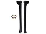 Black Side Skirt Extension Panel fit for Mitsubishi Lancer 2008-2017 ABS Body Kit 66487602