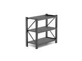 3-Tier Industrial Shelving Rack - 63in, Heavy Duty Steel Shelving Unit Adjustable, 67" W*19.7" 60844436