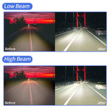 Headlights Assembly Fit For 2004-2017 Freightliner Columbia, Chrome Housing And Amber Reflector W1155P284482