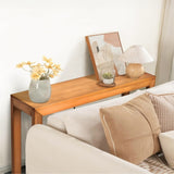 46 inch Pinewood Table, Console Table Entrance Table, Narrow Sofa Table for Living Room 52405721