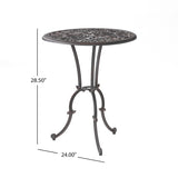 CHARLESTON 3PC CAST BISTRO SET 50550.00COP