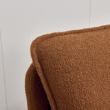 Modern Sherpa Upholstered Accent Chair, Comfortable Living Room Armchair, Lounge chair for Bedroom, W1765P169733