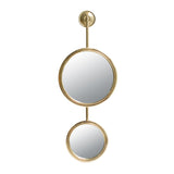2 Circle Mirrors for Wall Decor, Unique Contemporary Wall Mirror for Living Room Bedroom W2078135186