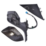 Right Passenger Side Mirror Heated Power Fold Black Fit for Tesla Model 3 M3 2017-2023 ABS Plastic 82328982