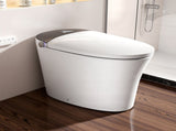 Smart Toilet with Foam Shield, Zero Water Pressure Flush, Radar Sensor, Foot Operated Heated T5595P496446
