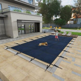 Swimming Pool Safety Cover, Fits 20x40ft Rectangular underground and Inground Swimming Pools, Triple W3459P326026
