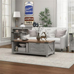 ZUN Coffee Table with Storage （Prohibited by WalMart） 43826204