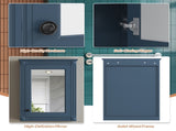20" Wall Mounted Bathroom Storage Cabinet with Mirror, Medicine Cabinet with Height Adjustable N710P317680C