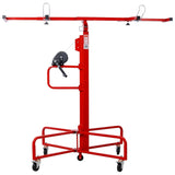 ZUN Drywall Lift Panel 13' Lift Panel Hoist Jack Lifter Jack Rolling Caster Wheel Sheetrock W465P189984