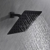 8 Inch High Pressure Rain Shower Head, 304 Stainless Steel Square Shower Head with Self-Cleaning 83314294