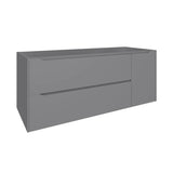 DAX Cenit Single Vanity Cabinet with 2 Drawers 1 Door 48 Inches Matt Mist B2702P227053