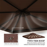 ZUN Gazebo Replacement Canopy -AS （Prohibited by WalMart） 53741021