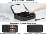 Makeup Bag with LED Mirror, Travelup Case for Women andup Artists Cosmetic Organizer Large 36874060