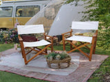 Folding Chair Wooden Director Chair Canvas Folding Chair Folding Chair 2pcs/set populus Canvas W49532122
