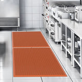 Red Rubber Floor Mat 90x150x1 cm Anti-Fatigue & Durable 62612919