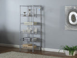 Concise 6 Layers Carbon Steel & PP Storage Rack Silver Gray 23771144