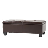 ALFRED Storage Ottoman - DBL TOP N757P254559B