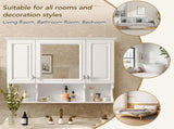 35'' x 28'' Wall Mounted Bathroom Medicine, Modern Bathroom Wall with Mirror, Mirror 91757062