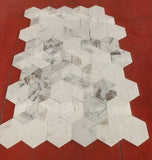Hexagon Marble tile, White marble, natural marble,for wall and floor, polished marble tile, natural W1696P262341