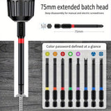 ZUN 68pcs ratchet screwdriver screwdriver set with flat cross plum blossom shaped screwdriver head and 38393178