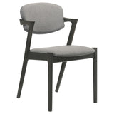 Brown Grey and Black Dining Chair B062P153895