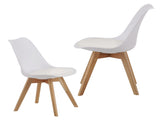 Set of four dining chairs, medieval modern style dining chairs for kitchen and dining room, with W3851P457787