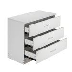 ZUN [FCH] Modern Simple 3-Drawer Dresser White 80193999