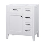 ZUN 30" Bathroom Vanity without Sink, Cabinet Base Only, Bathroom Cabinet with Drawers, Solid Frame and WF321000AAK