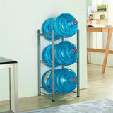 3-Tier Water Rack Stainless Steel Heavy Duty Water Cooler Jug Rack 50233494
