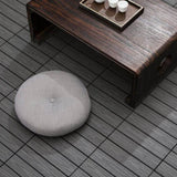 12" x 12" Interlocking Deck Tiles, Pack of 11 Outdoor Flooring Patio Tiles-Grey-AS 90447417