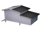 Outdoor Free-Range Wooden Chicken Coop with Asphalt Roof, Leak-Proof Pull-Out Tray, Secure Predator 86803503