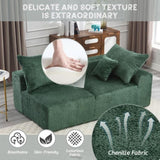 UNITED WE WIN Memory Foam 2-Seater Couch, No Installation & Easy to Transport, Deep Seat Modern Sofa W1568P222614