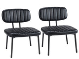 Dining Chairs Set of 2, Mid Century Modern Kitchen Chairs with Faux Leather for Kitchen, Living 18044517