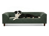 Pet sofa with backrest and armrests, modern rectangular pet sofa suitable for small and medium dogs, W487P416732