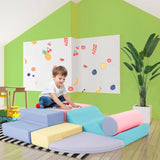 Soft Climb and Crawl Foam Playset 6 in 1, Soft Play Equipment Climb and Crawl Playground for TX307728AAH