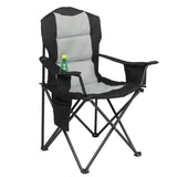 35*22*41in Camping Chair Fishing Chair Folding Chair Black Gray 29352425