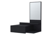 Elgin Floating Vanity with Included Mirror, Black B128P237188