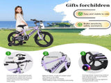 FKZNPJ Kids Bike 18 Inch High Carbon Steel Frame, Magnesium Alloy Wheels, Training Wheels with W2921P368576