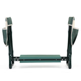 ZUN Outdoor 2-in-1 Garden Stool and Kneeler, Garden Bench with Tool Bags, Kneeling Pad, Gift for Parent, W2181P155115