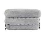 Latina Indoor Foldbable Bean Bag Lounge chair, Light Gray N775P265519G