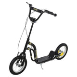 12-inch children's scooter with adjustable height. - Black 09725777