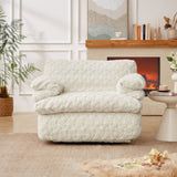 Liyasi Full Compression sofa chair with swivel add Ottoman W820P312318