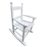 ZUN Children's rocking white chair- Indoor or Outdoor -Suitable for kids-Durable 42338091