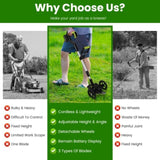 21V Electric Weed Edger Cordless String Trimmer Grass Mower Eater Bush Cutter with 16800RPM 2x 90821869