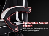 Video Game Chairs for Adults, PU Leather Gaming Chair with Footrest, 360&degSwivel Adjustable Lumbar 79821020