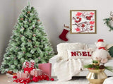 Artificial 5ft Green Christmas Tree with 694PVC/Hard Needle Mixed Branch Tips,Pine cone,Hinged 04773659