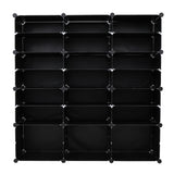 ZUN Portable Shoe Rack Organizer 48 Pair Tower Shelf Storage Cabinet Stand Expandable for Heels, Boots, 72352071