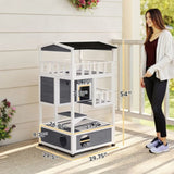 Wooden Cat House/Cat Trees /Cat Climbing Tower 60469772