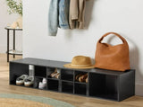 4 Cube Vertical Storage Organizer, Black 66964288